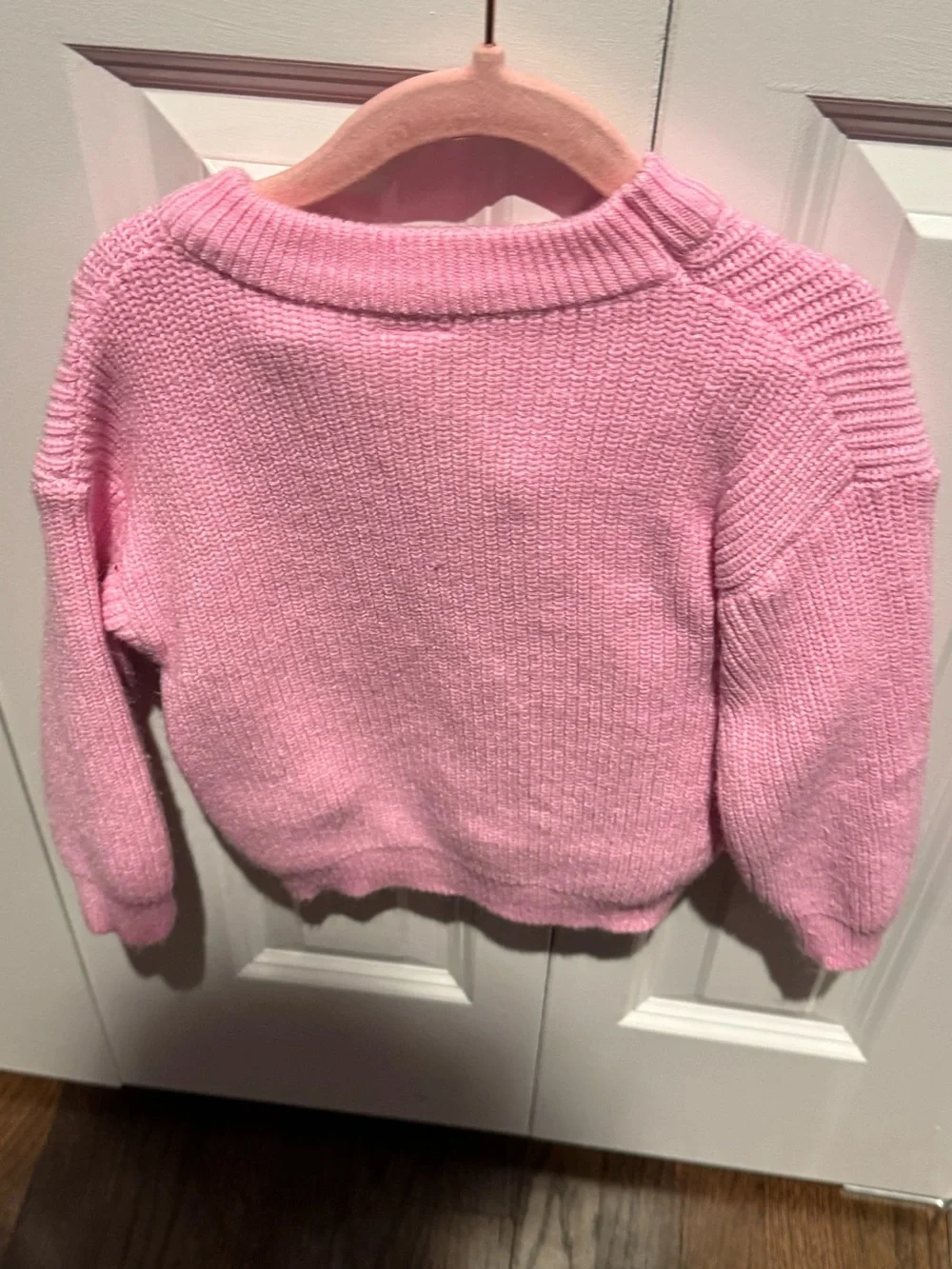 Mia Belle Girls Toddler Valentine Heart Wrap Skirt Skort Denim Sweater Pink 3T